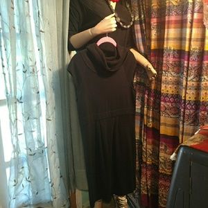 Cap sleeve knit dress